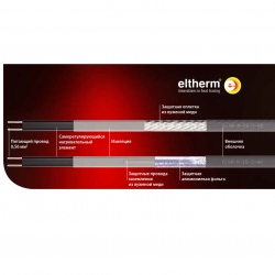 Саморегулирующийся нагревательный кабель «микро» ELSR-M до 65 °C